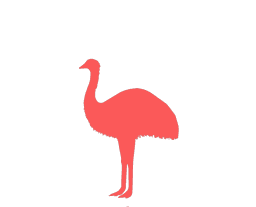 MealEmu Logo in red transparent